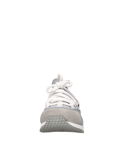 Sneakers in tessuto e camoscio PIERRE HARDY | LX01Z SUEDE CALF-MESH-NEOPRENEGRIGIO-BLU-BIANCO